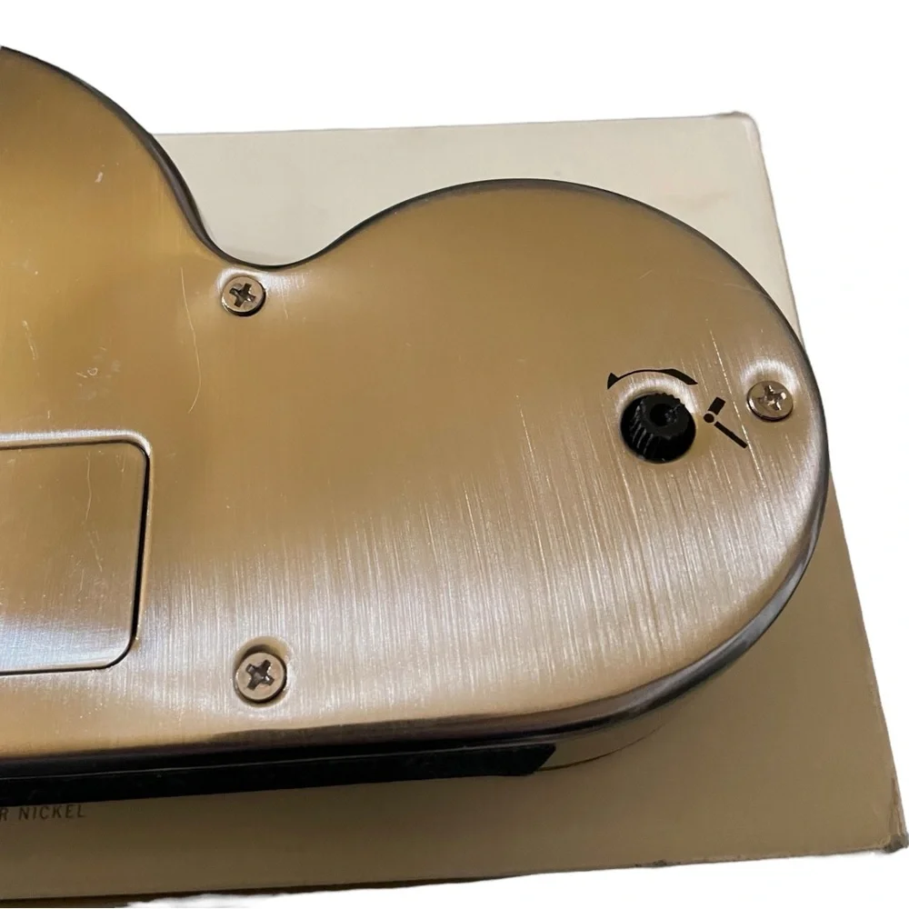 Pottery Barn Triple Face Dashboard Clock Nickel Finish Original Box & Packing - Picture 8 of 16